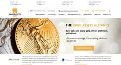 Desktop Screenshot of hardassetsalliance.com